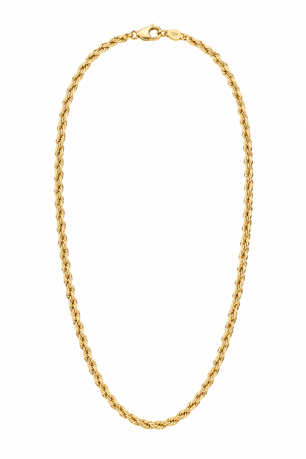Cadena de oro 18K estilo cordón